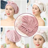 hot【DT】 1PC Microfiber Hair Dry Drying Soft Woman Man Shower Turban Wrap Bathing Hat