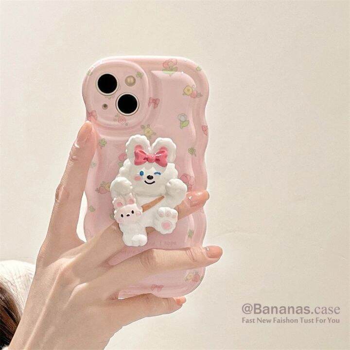 เคสโทรศัพท์มือถือ-แบบนิ่ม-ลายการ์ตูนกระต่าย-สําหรับ-iphone-14-13-12-x-xr-xs-7-8