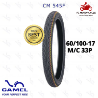 Camel Tire CM545 60/100-17 M/C 33P ยางนอก ล้อหน้า ยางมอเตอร์ไซค์ สดใหม่จากโรงงาน เพราะเราคือผู้แทนจำหน่ายอย่างเป็นทางการ สินค้าจัดส่งไว