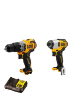 DEWALT  CONBO SET ชุดสว่าน+ ไขควงอิมเเพค รุ่น DCK2111LT-QW (ครบชุด)