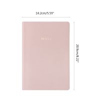 Morandi Notebook A5 PU Business Notepad Journal Diary Personal Planner Gift for Women Men Students Teachers Journalists