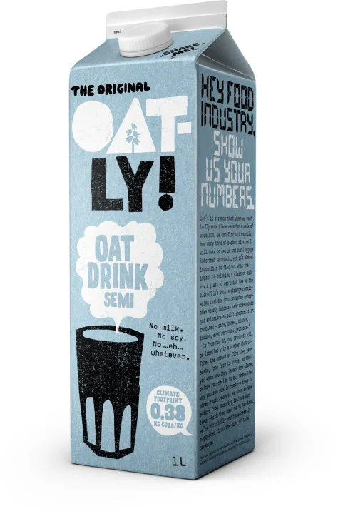 Oatly Dairy Free Original,Enriched Oat Milk Drink 1Liter | Lazada