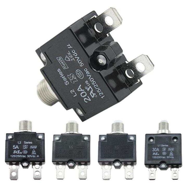 Thermal Overload Protector Overload Circuit Breakers Push Button Manual ...