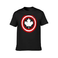 Captain Canada (White Leaf) เสื้อยืดแห้งเร็วเสื้อยืดกราฟิกเสื้อยืดติดตั้งสำหรับผู้ชาย