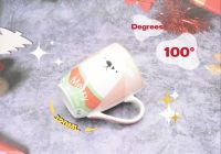 MUG SHOPZ [YM05] ✿ แก้วน้องหมีลายคริสมาส  ✿ [YM05] littlebear chritmas ceramic cup 450 ml / 100 degrees