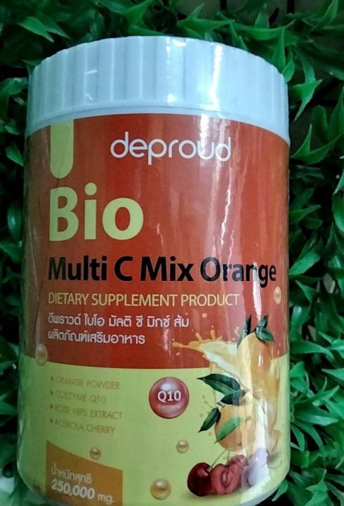 deproud-วิตามินซีสด-bio-multi-c-mix-orange-1-กระปุก-ปริมาณ-250-000-มิลลิกรัม