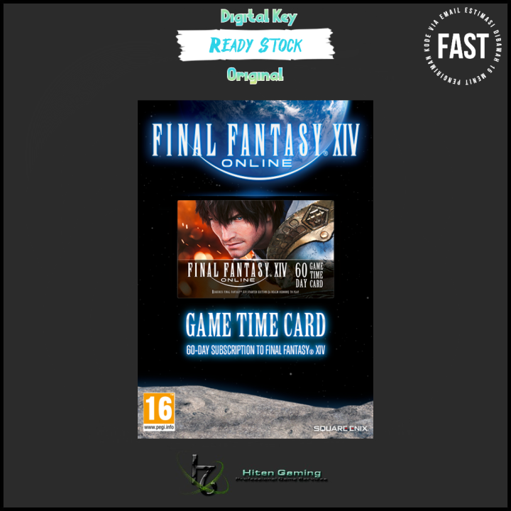 Final Fantasy XIV Online 60 Days Game Time Card [NA/EU] Lazada Indonesia