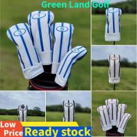 2023 NEW for✒☼❧ Striped Golf Club Cover Wood Cover Driver Fairway Hybrid 135 UT Golf Club Head Covers PU Leather Golf Accessories