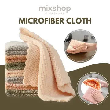 Ready Stock】30x70cm Thick Soft Microfiber Cleaning Towel Car Wash