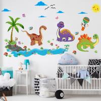 ☞ DZY234 new personality YunDaYan wall stick dinosaurs sitting room bedroom kindergarten setting wall adornment wall stickers