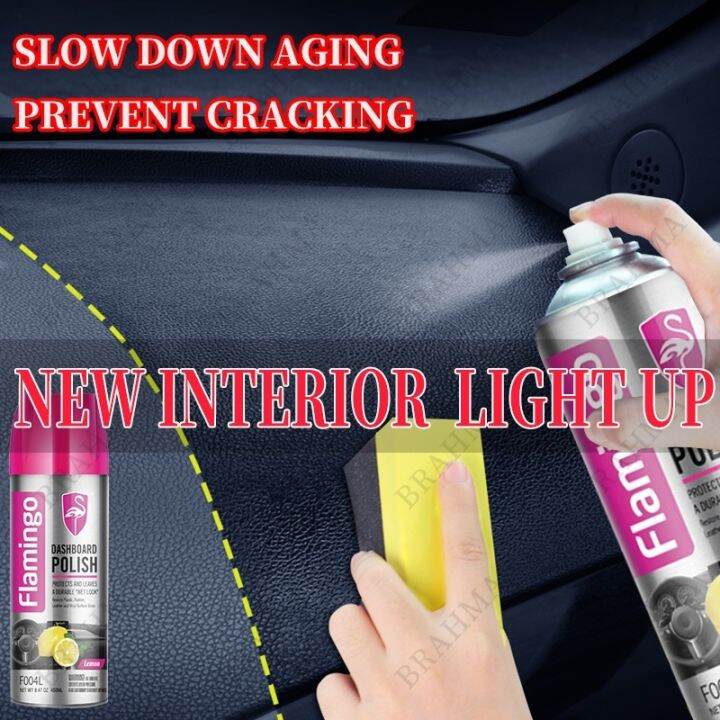 COM restore and renew black Surface Wax Car Interior Refurbishment