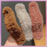 CXXP 2PCS เครื่องมือจัดแต่งทรงผม กิ๊บติดผมรูปเป็ดปาก แกะแคชเมียร์ ชุดคลุมศีรษะ คลิปผมด้านข้าง อุปกรณ์เสริมผม กิ๊บติดผม ที่หนีบผม สำหรับผู้หญิง