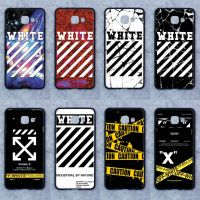 เคส Samsung  A7 (2016)  ลาย WHITE  ขอบนิ่มหลังแข็ง เคสมือถือ เคสโทรศัพท์ Case