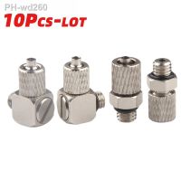 Pneumatic Fittings Air Fitting pc 4-M5 4 6 Thread M3 M4 M5 M6 BSP Quick Connector For hose Tube Connectors Nickel plated copper