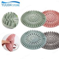 Bathroom Hair Sink Filter Silicone Strainer Cover Round Shape Sewer Drain Hair Catcher Bath Stopper Plug Lavatory Kitchen Tools