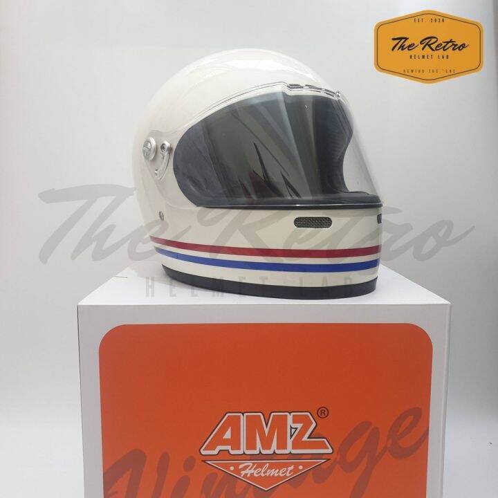 The Retro Helmet Lab AMZ Rogue Vintage Classic Full Face face motor motorcycle helmet gdr helmet