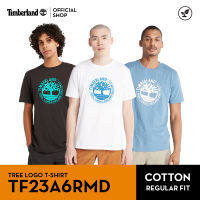 Timberland Mens Outdoor Heritage Front-Graphic Slub T-Shirt เสื้อยืด (TS23A6RMD)