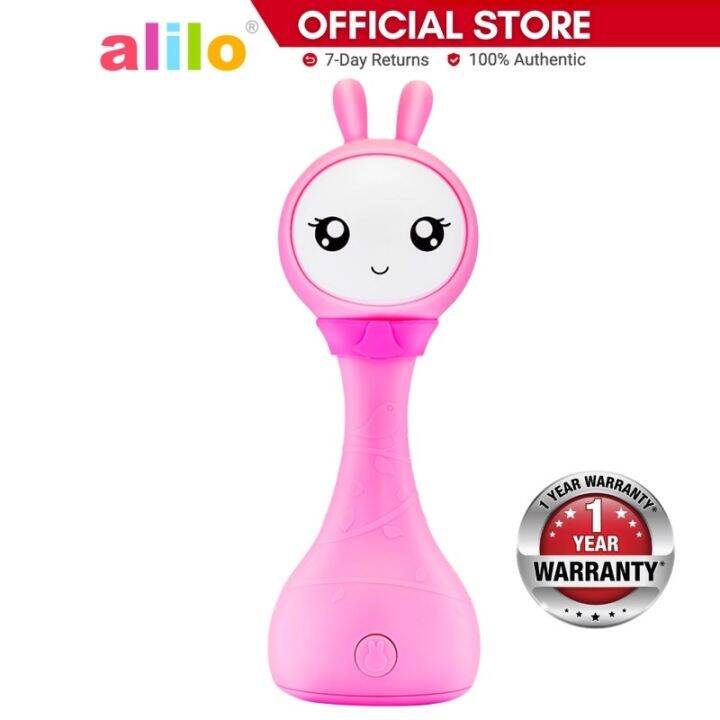 Alilo Yoyo Shake and Tell Rattle v2 Learn ABC and Count 123 Pink ...