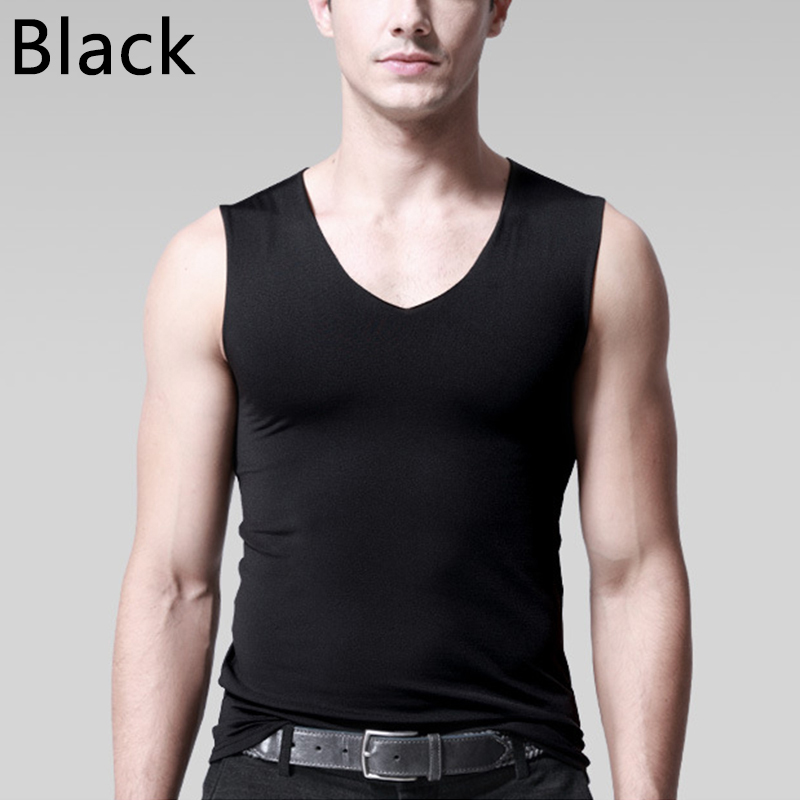 Mens Crewneck Shirts Dry Fit Muscle Sleeveless Gym Training Performance Workout Tank Top Traceless Undershirts 