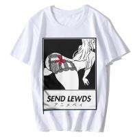 ใหม่ผู้ชายอินเทรนด์เสื้อยืดญี่ปุ่น Hentai Anime Lewd เซ็กซี่ Tshier การ์ตูน Harajuku มังงะพิมพ์ T-Shirt