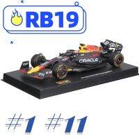 Bburago กระทิงแดงแข่ง F1 1:43 RB19แชมเปี้ยน1 # Verstappen #11 Perez รถโลหะผสมรถเหล็กหล่อคอลเลกชันโมเดลของเล่นของขวัญคริสต์มาส