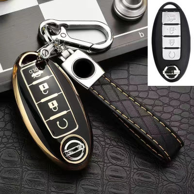 TPU รถ Keyless Remote Key สำหรับ Nissan Sylphy Teana Elgrand Almera Grand Livina Juke J10 J11 X-Trail