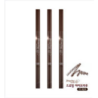 Etude House ดินสอเขียนคิ้ว Drawing Eye Brow 0.2g #01 Dark Brown (3 แท่ง) เพิ่มปริมาณ 30%