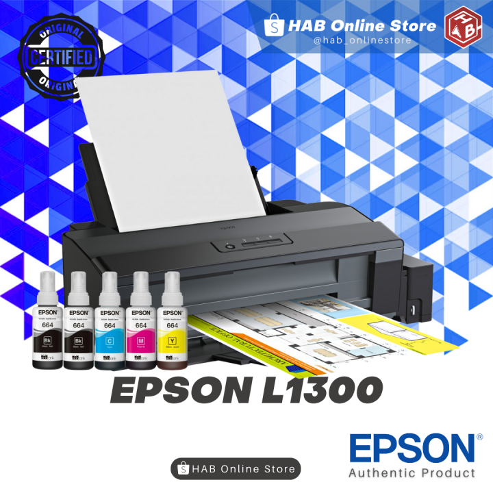 Brand New Epson L1300 Ecotank A3 Single Function Printer Lazada Ph 