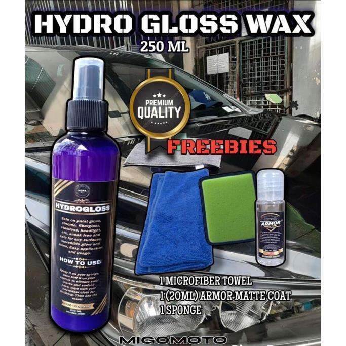 [Hot sales]☇ HYDRO GLOSS WAX (250 ML) FREE MICROFIBER TOWEL (20ML