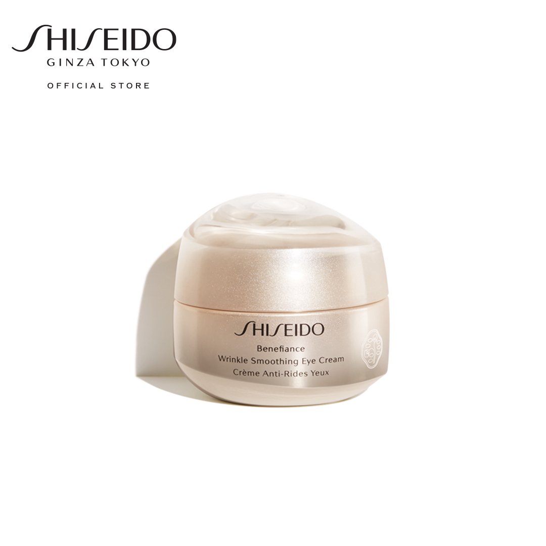 รีวิว Shiseido อายครีม บำรุงผิวรอบดวงตา Benefiance Wrinkle Smoothing Eye Cream 15ml