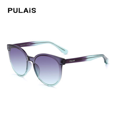 PULAIS แว่นกันแดดผู้หญิงแมวตาอาทิตย์แว่นตาสำหรับผู้หญิงสีเลนส์กระจกเลดี้แว่นกันแดดหญิงแฟชั่นการออกแบบตราสินค้า