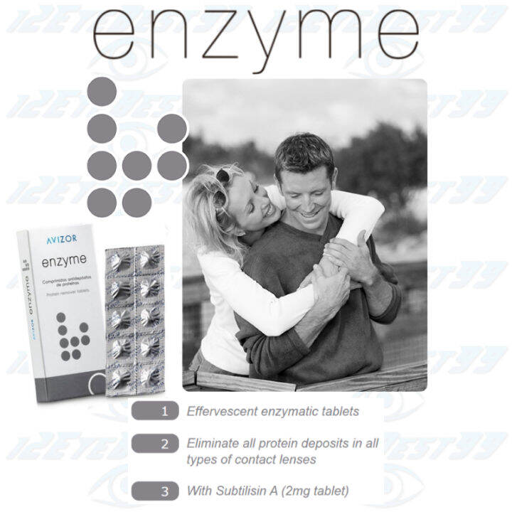 Avizor PROENZYME Protein Remover Tablets for SOFT and HARD Contact