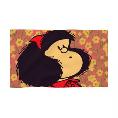 【jw】۩  Mafalda And Flowers Cotton Quino Kawaii Cartoon Beach Pool