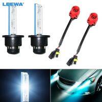 LEEWA Car Auto 35W D2S Xenon HID Bulbs 4300K-12000K 2pcs Adapters Replacement Bulbs CA2078