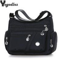 2022 Fashion Women Shoulder Messenger Bag Waterproof Nylon Oxford Crossbody Bag Female Large Capacity Handbags Purse Travel Bags