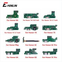 [3C electronic digital] ชาร์จพอร์ตชิ้นส่วนบอร์ดเชื่อมต่อสายเคเบิลยืดหยุ่นกับไมค์ไมโครโฟนสำหรับ HuaWei Honor Play 8A 7A 7C 7X 7วินาที6A 6X 5C มือโปร