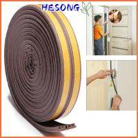 HESONG 5/10M กาวในตัว ป้องกันการชนกัน ยาง โฟม ประตูหน้าต่าง ซีลสตริป ตัวยกเว้นฉบับร่าง