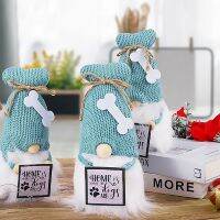 (Worry free)  Christms Gnome Doll Plush Faceless Luminous Ornaments งานฝีมือตกแต่งบ้านสำหรับโต๊ะกาแฟบาร์ Miniatures Decor