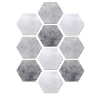 2022 Tile Sticker - 10Pcs Waterproof Bathroom Hexagonal Wall Sticker Waterproof and Wearable Floor Sticker Vinyl Flooring