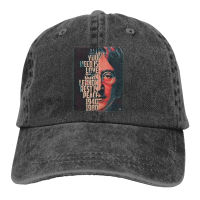 YZQY Custom printed Denim hat The Beatles John Lennon Retro Distressed Washed cap Custom printing Peaked cap