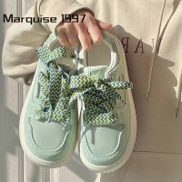 Marquise1997  รองเท้าผ้าใบผญ รองเท้าผ้าใบผู้หญิง รองดท้าผ้าใบ ผญ 2023 NEW FYD2390RJU 37Z230912