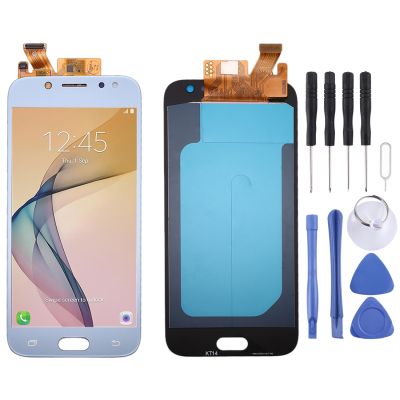 หน้าจอ LCD โอแอลสำหรับ Galaxy J5 (2017)/J5 Pro 2017, J530F/DS, J530Y/DS พร้อม Digitizer ประกอบเต็มตัวเครื่อง (สีน้ำเงิน) (หัวเจี่ยคังห้างสรรพสินค้า)