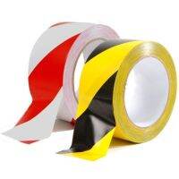 TAPE FLOOR MASKING เทปตีเส้นพื้น เทปติดพื้น เทปตีเส้น (PVC Floor Masking Tape) ติดทนกว่าทั่วไป 2", 3" x 33M.ความหนา 150 ไมครอน (แดง-ขาว,เหลือง-ดำ) (สินค้าพร้อมส่ง)