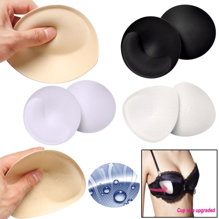 OKDEALS 1Pair Removeable Women Summer Push Up Cups Bikini Intimates  Accessories Bra Pads Chest Cup Breast Bras Insert Pad