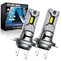 NOVSIGHT Headlight H7 Mini LED 60W 12000LM Car Headlight Bulbs with Fan 6500K White Car Lamps Plug and Play Led Lights for Car Bulbs  LEDs  HIDs