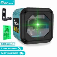 Decteam 2 Lines Osram Laser Level Tools Green Beam Self-Leveling Manual Mode with Cross Vertical &amp; Horizontal Line DIY C011G