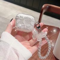 AirPods เคสสำหรับ AirPods 1 2 3 Pro Pro2 AirPods แบบเรียบง่าย TPU รูปผีเสื้อใสนุ่มป้องกันการตก Apple ซองชุดหูฟังบลูทูธ AirPods Gen 2เคส AirPods 3เคส AirPods Pro