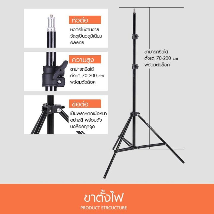 ชุดไฟ-led-ไลฟ์-ถ่ายรูปสินค้า-ถ่ายวีดีโอ-ไลฟ์-ขายสินค้า-led-สว่างกว่าทุกรุ่น-สีตรง