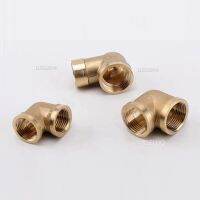 1/8‘’ 1/4‘’ 3/8‘’ 1/2 3/4 90 Connector Coupler for Water Fuel Copper Deg Female External Thread Thread Brass Elbow Pipe Fitting Valves