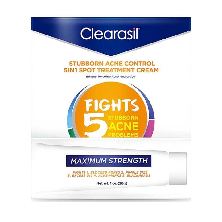Clearasil Stubborn Acne Control 5in1 Spot Treatment Cream with
